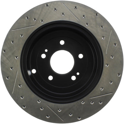 StopTech 10 Hyundai Genesis Coupe w/ Factory Brembo Slotted & Drilled Right Rear Rotor