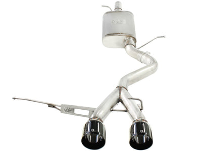 aFe MACHForce XP Exhaust 304SS Cat-Back w/ Black Tips 2008 VW Golf R32 V5 3.2L