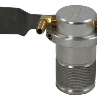 Moroso 07-14 Toyota Tundra Air/Oil Separator Catch Can - Small Body - Billet Aluminum