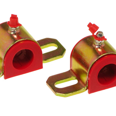 Prothane Universal Greasable Sway Bar Bushings - 21MM - Type A Bracket - Red