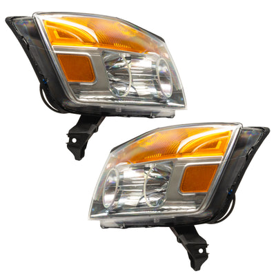 Oracle Lighting 08-15 Nissan Armada Pre-Assembled LED Halo Headlights -Red