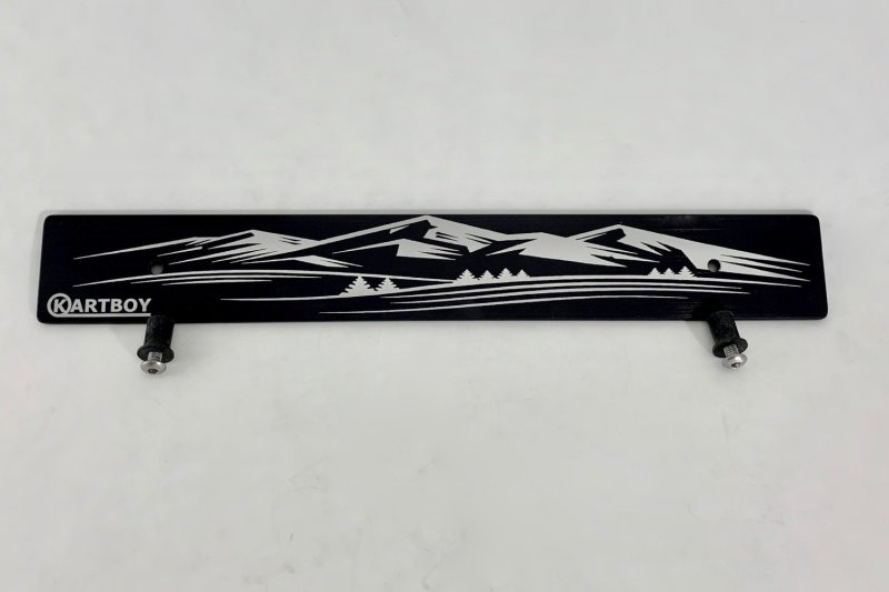 Kartboy Subaru License Plate Delete - Black Mountain