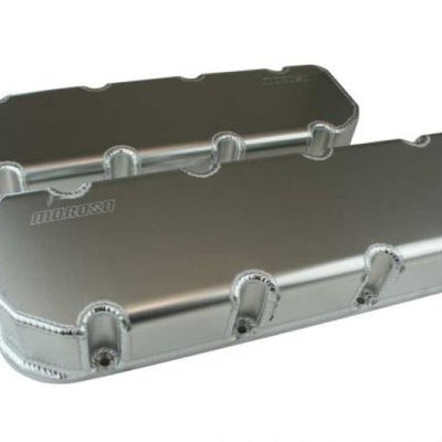 Moroso SBC 4.5in Rox Head Fabricated Valve Cover w/o Oilers