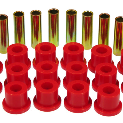 Prothane 68-72 Ford F100/150 2wd Rear Spring & Shackle Bushings - Red
