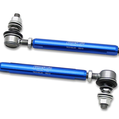 SuperPro 2013 Scion FR-S Base Front HD Adjustable End Link Set (12mm Studs 210mm-260mm Length)