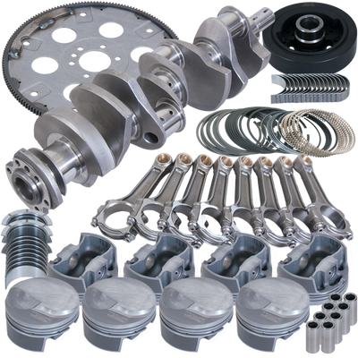 Eagle Chevrolet Big Block 2 Pc Seal Street & Strip Rotating Assembly Kit - 4.25in Stroke 6.385in Rod