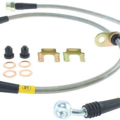 StopTech 04-07 STi & 06-07 WRX Stainless Steel Front Brake Lines