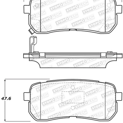 StopTech Street Brake Pads - Front