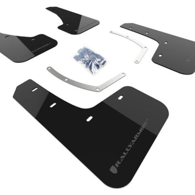 Rally Armor 18-25 Subaru Ascent Black UR Mud Flap w/Grey Logo