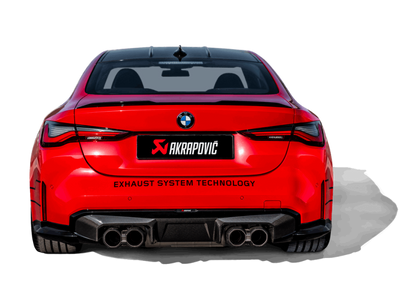 Akrapovic 21-22 BMW M3 (G80) / M4 (G82, G83) Rear Carbon Fiber Diffuser - High Gloss Black