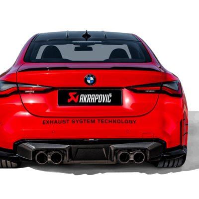 Akrapovic 21-22 BMW M3 (G80) / M4 (G82, G83) Rear Carbon Fiber Diffuser - High Gloss Black