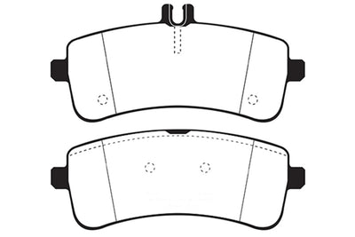 EBC 2015+ Mercedes-Benz C63 AMG (W205) Yellowstuff Rear Brake Pads