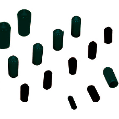 Moroso Vacuum Line Cap Kit - Black Caps