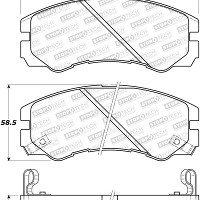 StopTech Street Brake Pads - Rear