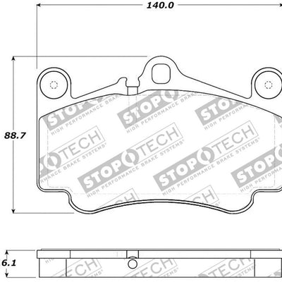 StopTech Street Touring Brake Pads