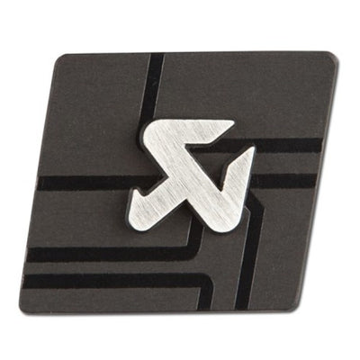 Akrapovic Cut silver pin