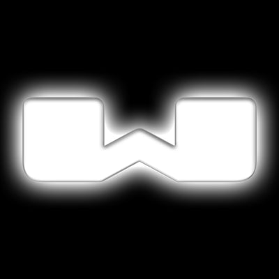 ORACLE Lighting Universal Illuminated LED Letter Badges - Matte Wht Surface Finish - W