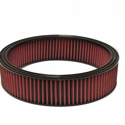 Injen Performance Air Filter 14in Round x 3in Tall - 1in Pleats
