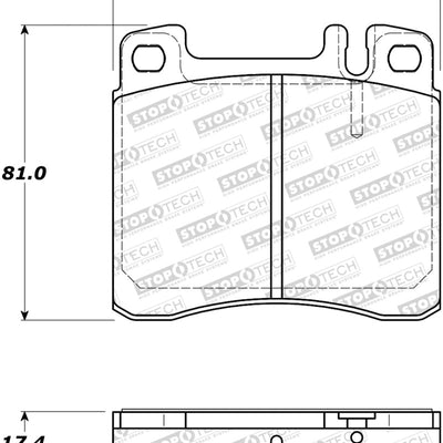 StopTech Street Brake Pads - Front