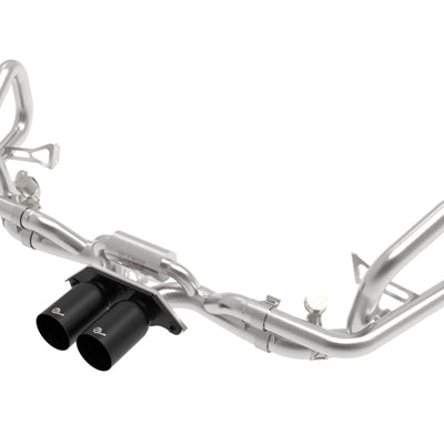 aFe 14-16 Porsche 911 GT3 991.1 H6 3.8L MACH Force-Xp 304 SS Cat-Back Exhaust System w/ Black Tips