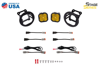 Diode Dynamics SS3 Max Type OB Kit ABL - Yellow SAE Fog