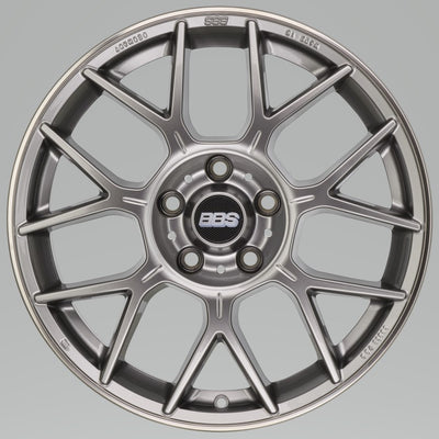 BBS XR 20x8.5 5x114.3 ET40 Platinum Gloss Wheel -82mm PFS/Clip Required