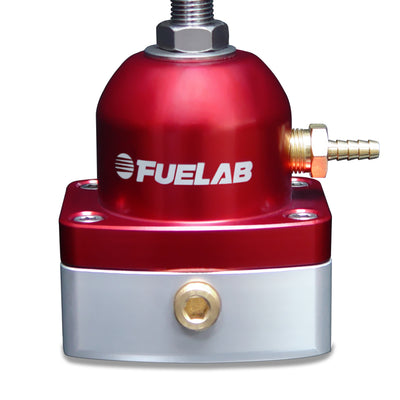 Fuelab 535 EFI Adjustable Mini FPR 90-125 PSI (2) -6AN In (1) -6AN Return - Red