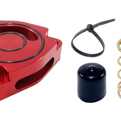 Torque Solution Blow Off BOV Sound Plate (Red) 11+ Hyundai Veloster Turbo