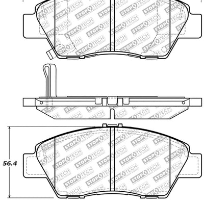 StopTech Street Select Brake Pads - Front