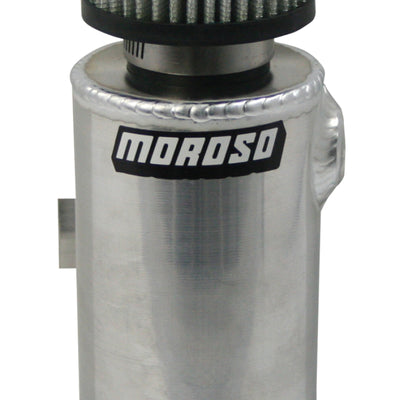 Moroso Breather Tank/Catch Can - 3/8in NPT Female Fitting - Roll Bar Mount - Aluminum