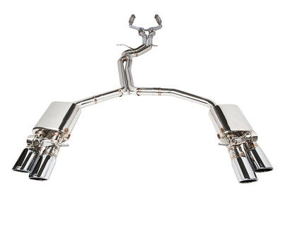 iPE Stainless Steel Valvetronic Exhaust System w/ Remote and Polished Tips - Audi S6 / S7 (13-17')