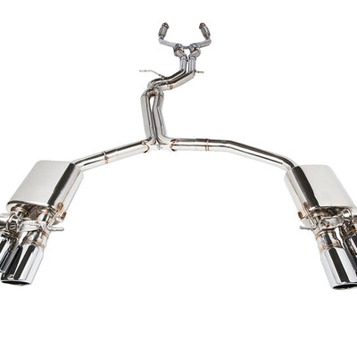 iPE Stainless Steel Valvetronic Exhaust System w/ Remote and Polished Tips - Audi S6 / S7 (13-17')