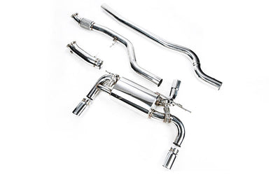 iPE Stainless Steel Valvetronic Exhaust System w/ Dual Polished Tips and OBD2 with Light Sensor - BMW F32 435i (14-16')