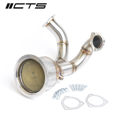 CTS Turbo Catted Test Pipe - B9 Audi S4 / S5 (3.0T)