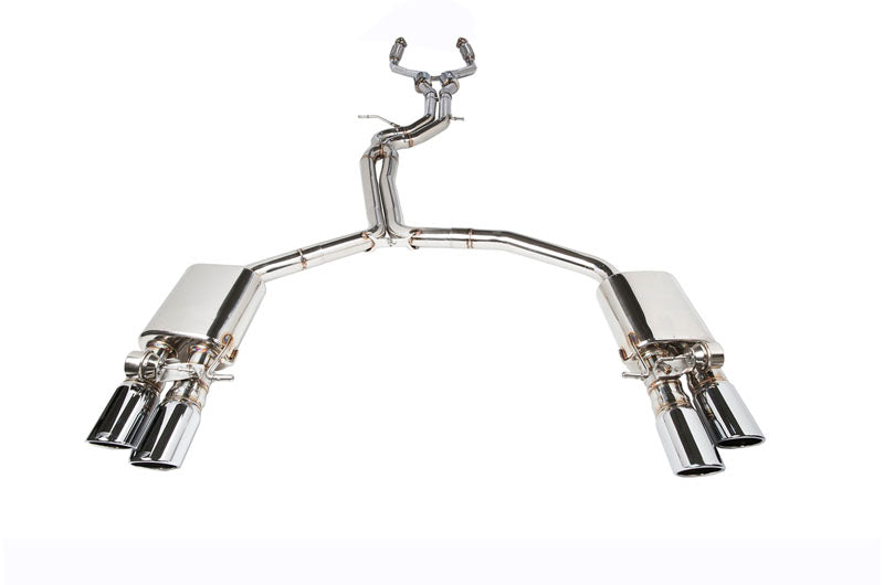 iPE Stainless Steel Valvetronic Exhaust System w/ OBD2 with Light Sensor and Polished Tips - Audi S5 3.0T (08-17')
