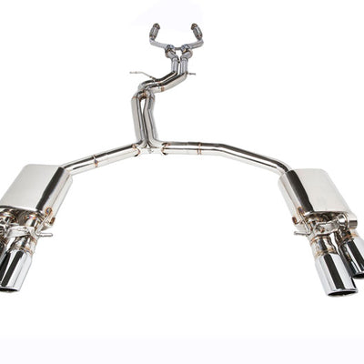 iPE Stainless Steel Valvetronic Exhaust System w/ OBD2 with Light Sensor and Polished Tips - Audi S5 3.0T (08-17')