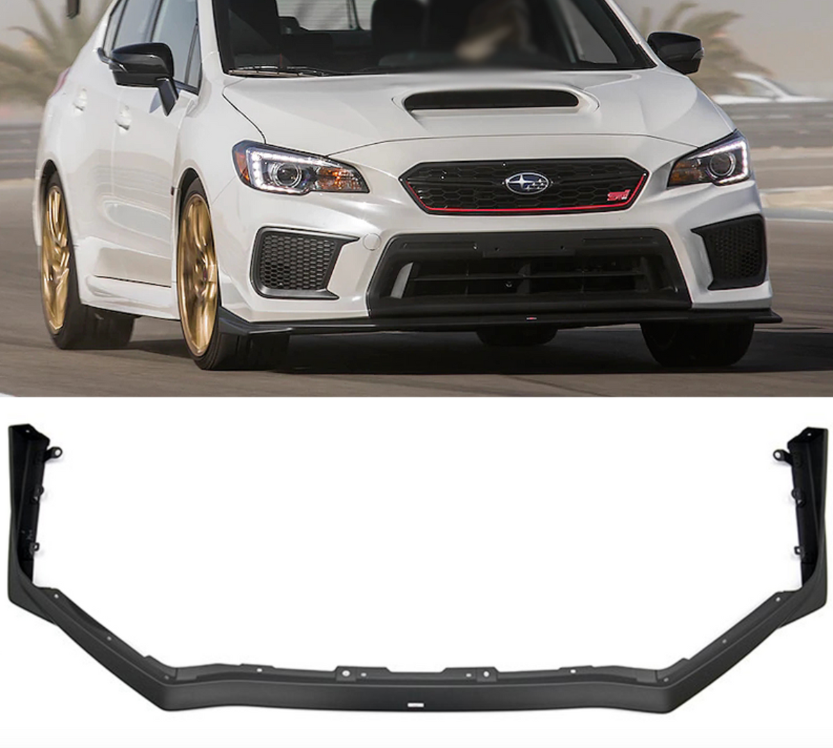 2015-2019 Subaru Impreza WRX/STi OE-Style Front Lip - HoneyComb Motorsports