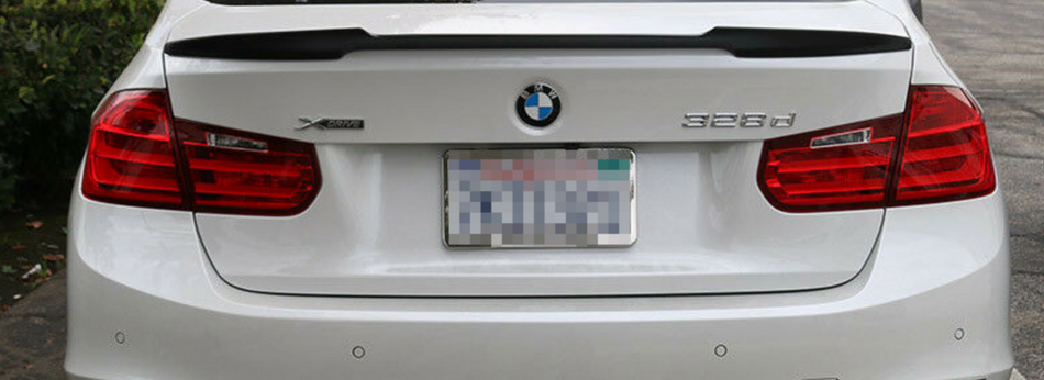 BMW F30 3-Series Low-Kick Style Trunk Spoiler