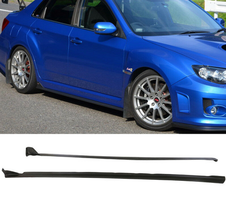 08-14 Subaru Impreza WRX/STI S206 Side Skirt Extensions - HoneyComb Motorsports