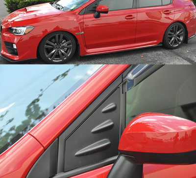 2015-2019 Subaru Impreza WRX/STi "STi-Style" Window Louver - HoneyComb Motorsports