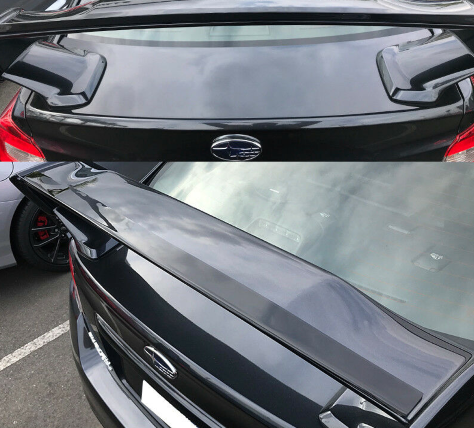 2015-2019 Subaru Impreza STi Gurney Flap (Acrylic) - HoneyComb Motorsports