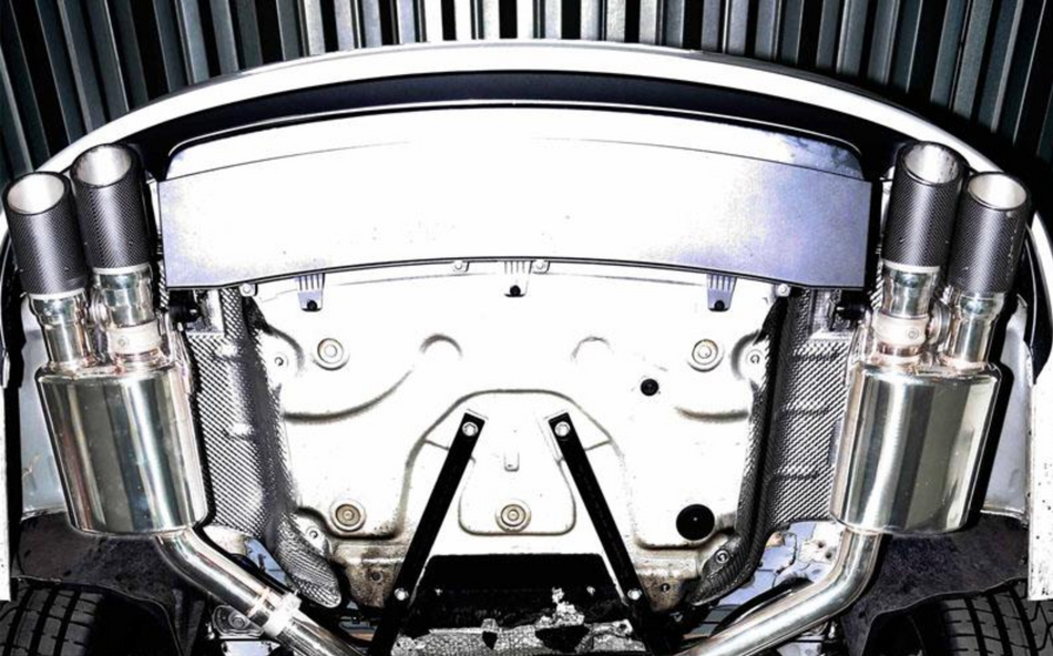 iPE Stainless Steel Valvetronic Exhaust System with OBD2 w/ Light Sensor and Polished Tips - Audi S7 (13-17')