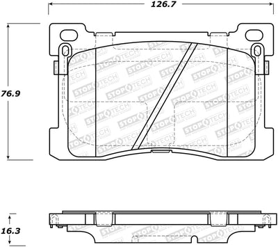 StopTech Street Brake Pads - Front