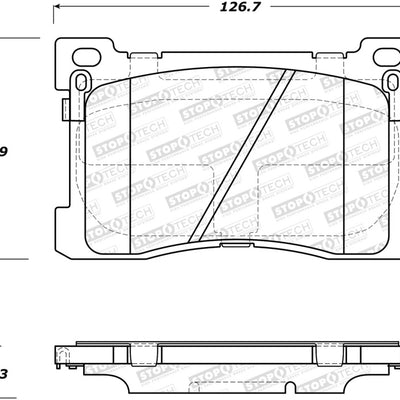 StopTech Street Brake Pads - Front