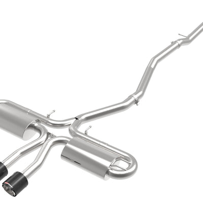 aFe Takeda 3in 304 SS Cat-Back Exhaust System w/ Carbon Tips 2017+ Honda Civic Si (4dr) I4 1.5L (t)