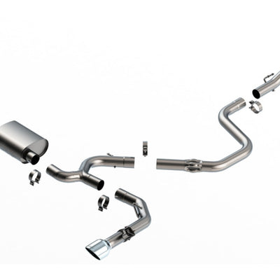 Borla 22-23 Hyundai Elantra N 2.0L 4 CYL. Turbo AT/MT ATAK Catback Exhaust Bright Chrome