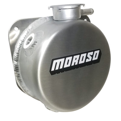Moroso Universal Coolant Expansion Tank - Stamped Filler Neck - 1qt - 2-5/8in