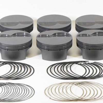 Mahle MS Piston Set SBF 347ci 4.030in Bore 3.4in Stroke 5.4in Rod .927 Pin -6.2cc 10.4 CR Set of 8