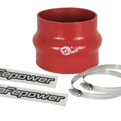 aFe Magnum FORCE CAI Univ. Silicone Coupling Kit (3.75in. ID to 3.5in. ID) Straight Reducer - Red