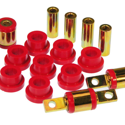Prothane 88-95 Honda Civic Rear Upper/Lower Control Arm Bushings - Red